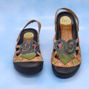SpringStep L'Artiste Open Back Clogs Shoes EU 40 Never Worn - ISSUES READ